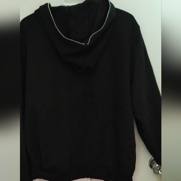 Amok kidz full zip up rhinestone hoodie new size large - Picture 5 of 7